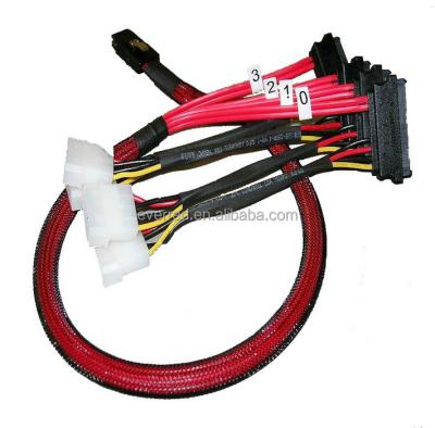 China SAS Card SFF-8087 to Mini SAS SFF-8482 Cable (ERS053-013) for sale