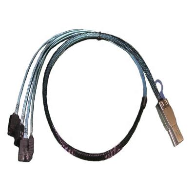 China RAID CARD OR CONTROLLER CARD HD mini SAS SFF-8644 to 4SATA ​​cable (ERS053-032S) for sale