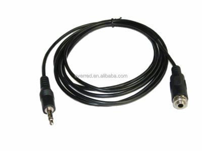 China Microphone 3.5M (lock nut front type) to 3.5F extension cable (ERS031-241S) for sale