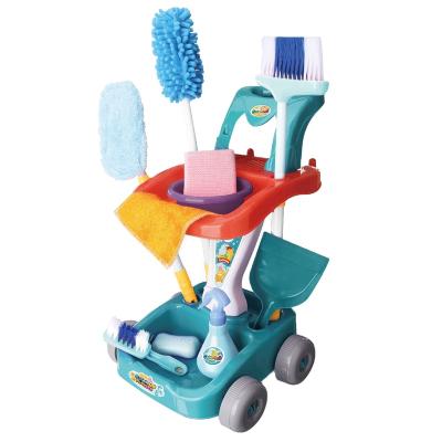 China Play Pretend Play High Quality Educational Funny Cleaning Tools Toys Pretend Play Game Kids Cleaning Furniture Set Toy For Kid for sale