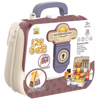 China Playing New Item Amazon Hit 3 IN 1 Pretend Play Toys Kitchen Kids Suitcase Kitchen Toys For Kid for sale