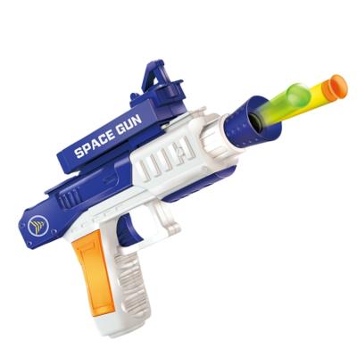 China Factory direct sale hot plastic soft bullet gun children play gun game air spray gun for sale