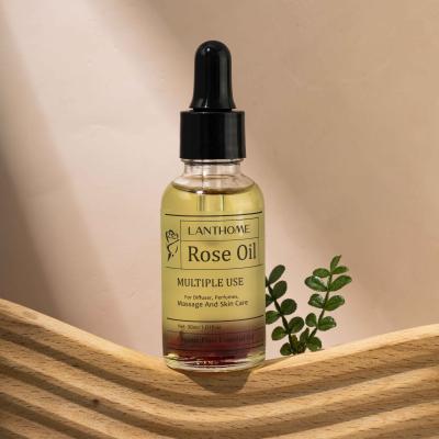 China Moisturizer Wholesale Private Label Nature Rose Perfume Oil Rose Organic Oil Serum 100% Pure for sale