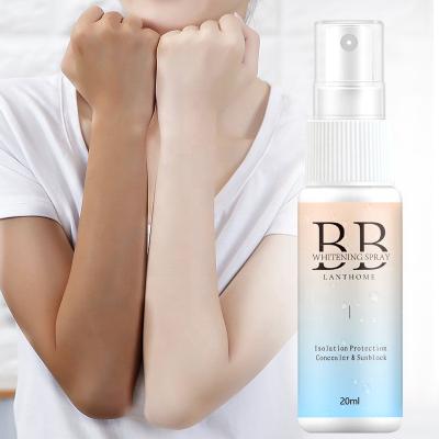 China Waterproof Nourishing Moisturizing Body Whitening Moisturizer High Quality BB Spray Sunscreen Cream Whitening Spray for sale