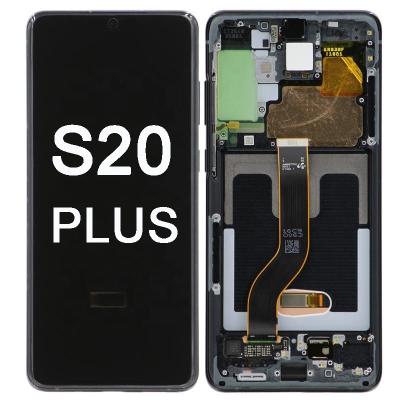 China Original Newest Repair Parts AMOLED Mobile Phone LCD Screen With Frame Digitizer Replacement Parts Samusng S20 Plus LCD Screen Display for sale