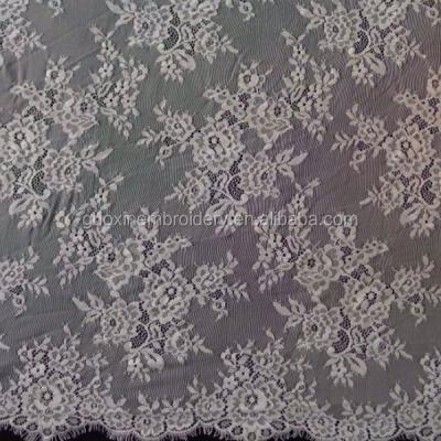 China 2014 Fashion Sustainable Eyelash Lace guoxin embroidery Sustainable Lace Fabric for sale