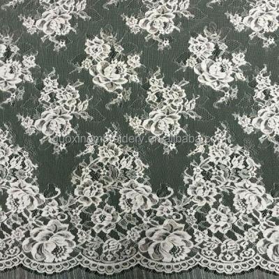 China Viable Floral Lace Fabric Wholesales Rayon Nylon Lace Fabric 	Sustainable Lace Fabric for sale