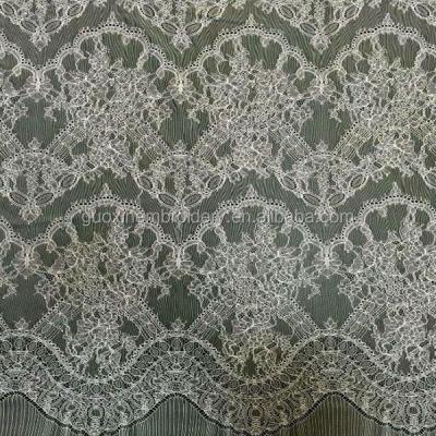 China 2015 Sustainable New Design Chantilly Lace Fabric For Garment for sale