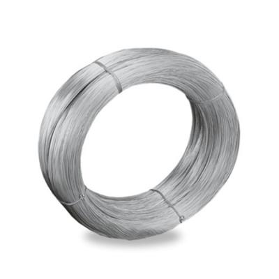 China Construction Hot Dipped Galvanized Steel Wire Low Cold Zinc Coated Spring Wire Slivery For Loop Antenna for sale