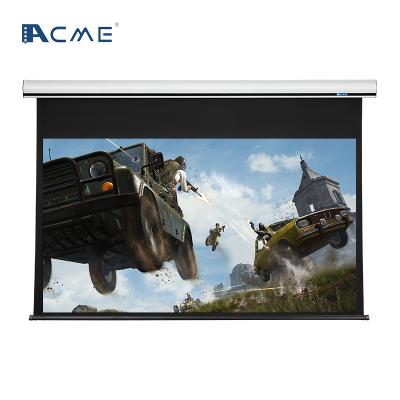 China Electric matt white Projection Projector Screen with 100-180 inches motorized projection screen à venda