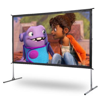 Κίνα New style movie front and rear projected white fabric Offer sample Fabrics thick Material Rear Projector HD projector screen προς πώληση