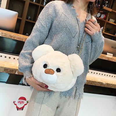 China Fashion Susen 2022 Cute Cartoon Animal Plush Bag Boys And Girls School Bags Korean Children Kindergarten Kids Messenger Bag for sale