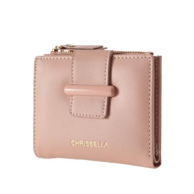 China Chrisbella Hot Selling Anti-theft Wallets for Women Fashionable Ladies Pinch Long Multifunctional PU Leather Women Wallet for sale