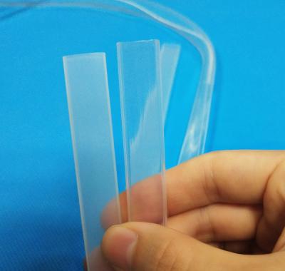 China 100% Silicone Flexible Rectangular Transparent Lead Silicone Tube For Led Strip 10mm for sale