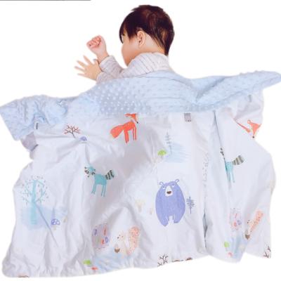 China High Quality Anti-static 100% Cotton Baby Comforter Kids Quilting Baby Blanket Manufacturing and Wholesale for sale