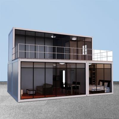 China Temporary 3 Bedroom Container House Galvanized Steel Detachable Apartment for sale