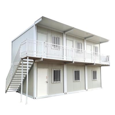 China BOX SPACE  Low Cost And Quick Installation Of Convenient Templated Camping Huts Construction Site Office Container House for sale