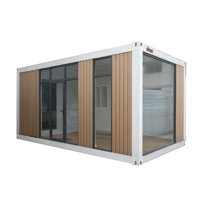 China Mini Green House Easily Assembled Garden Rooms And Cabin House Luxury Mobile Homes With Wooden Cladding for sale