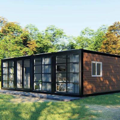 China Good Price Movable Prefab Cabin Container House Container Frame Kit Modular Prefabricated Portable Container House 20ft for sale