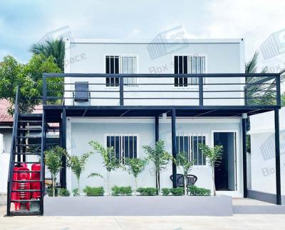 China Boxspace Affordable Container Homes Prefabricated Housing Units Energy-Saving Homes Stackable Prefab Houses for sale