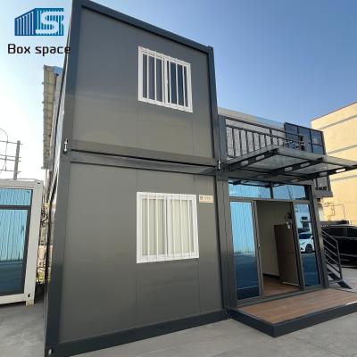 China Boxspace 20ft X 20ft Two Storey Container Office With Roof Decking, Home Office And Holiday House For Personal Use for sale