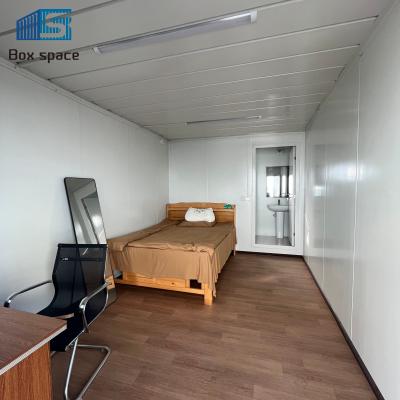 China Boxspace 20Ft Flat Pack Container Home Tiny House 2Floor Prefab Bedroom Unit Flat Pack Container House for sale