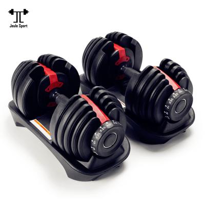 China 7 Days Delivery Dropshiping Gym Equipment Universal Set Mancuernas 24kg Weighs Adjustable Dumbells Dumbbell Set On Sale for sale