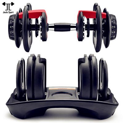 China Universal Set In Running 20kg 44lb Fitness Equipment Gym Weights Adjustable Dumbbell Set For Bodybuilding Custom Dumbbell Adjustable for sale