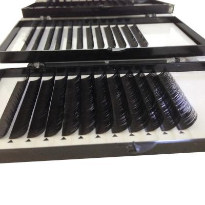 China Wholesale Private Label Undeformed Dark Black Mink Volume Individual Eyelash Synthetic Hair Set Individual Silky Softness Extension for sale