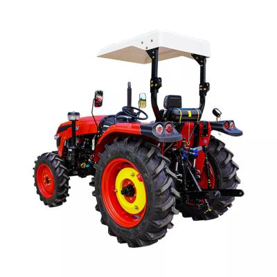 China Ariculture Garden Agriculture Wheel Tractors Truck 50HP 60HP 70HP Agricola Backhoe 4WD Wheeled Vineyard Mini Farm Tractor for sale