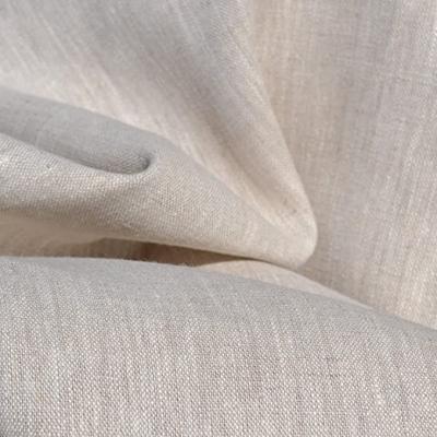 China Stain Resistant Cotton And Linen Thickened Plain White Linen Fabric 100% Soft Organic Washed Linen Fabric Price for sale