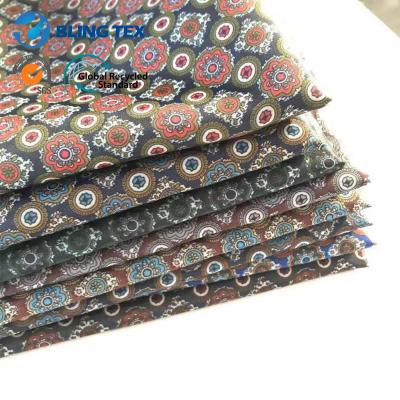 China Shrink-Resistant Polyester Fabric Sublimation 210T Polyester Printed Taffeta Lining Fabric For Luggage for sale