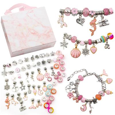 China 2021 TRENDY Bracelet Making Kit for Bracelets Kit Beads Charm Bracelets Girls DIY Jewelry for Craft Jewelry Gift for Adults and Kids for sale