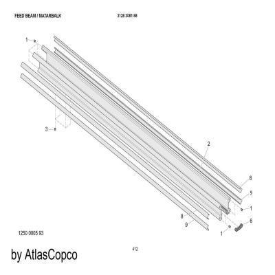 China energy & Factory Delivery 3128308188 Mining Feed Beam For 3128003028 COP Boomer 3128259059 for sale