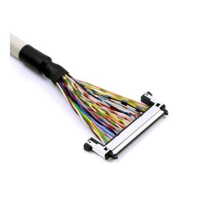 China Black 50 Pin LVDS Cable for LCD Monitor Wire Har Motorcycles JST Connectors Hardness Plug for sale