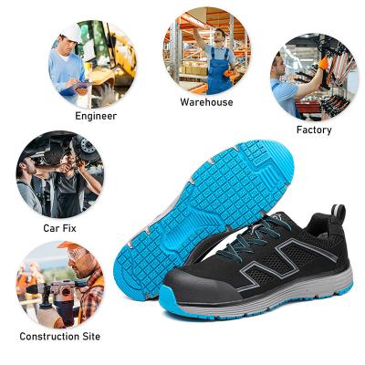 China Steel Toe Sport Style Safety Slip Resistant Safety Shoes Protective With Steel Toe Steel Toe Safty Shoes Men for sale