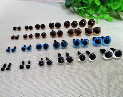 China Toy Accessories Plastic Black Safety eyes for DIY handwork doll and toy for sale