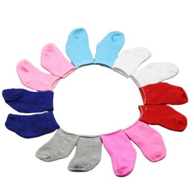 China DIY TOY Fashion Wholesale Baby Doll White Comfortable Soft Cloth Socks for sale