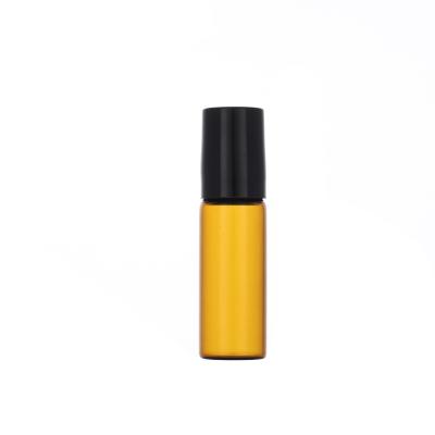 China Low Price Cosmetic Round 6ml Luxury Cosmetic Glass Perfume Bottle Roll On Bottle for sale