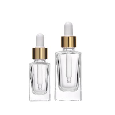 China Wholesale Price Cosmetic Reusable Glass Dropper Bottle For Cosmetic Perfume for sale