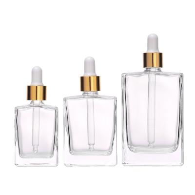 China Factory Supply Exquisite Cosmetic Spray 30ml Glass Perfume Bottles For Cosmetic for sale