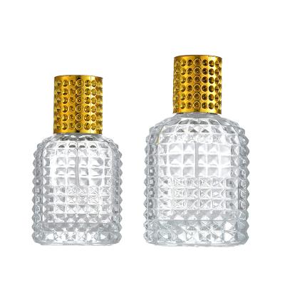 China Low Moq 30ml 50ml Cosmetic Empty Cosmetic Glass Perfume Bottles for sale