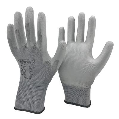 China NMSafety 13 Polyester Labor Safety Knitted Protective Construction Anti-Slip Free Shipping Gardening Working Glove. for sale