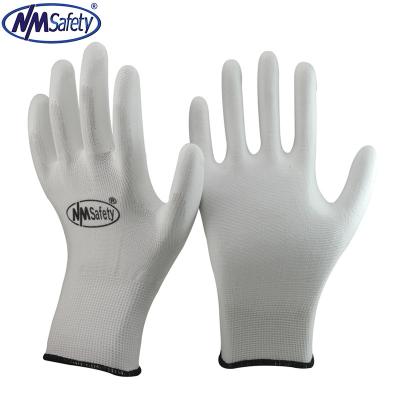 China NMSAFETY Anti Static Protective Anti-Slip Universal Safe White Gloves Electronic Working Gloves With PC Computer for sale