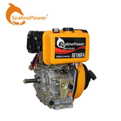 China SE186FA 10HP Air Cooled Single Cylinder Air Cooled Diesel Engine for sale