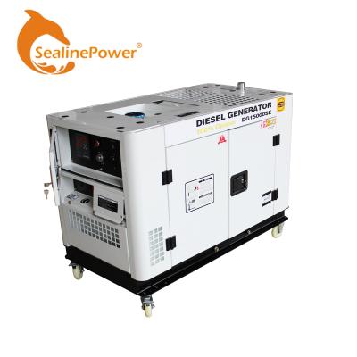 China Silent Type Diesel Generator Set SDG15000SE Japanese Technology 10KW 10KVA Low Noise Air Cooled Double Cylinder for sale