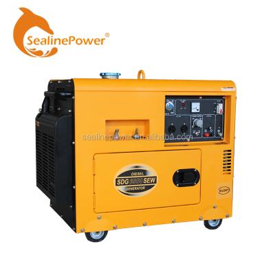 China Hot Selling Classic 50-190A SDG7000 (e) Diesel Welding Generator Set Soundproof Type for sale