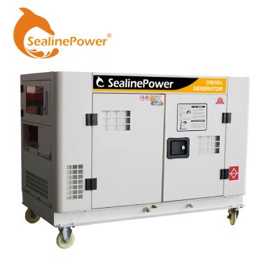 China 10000W Two Cylinder Water Cooled Generator Set High Hp SDG15000SE for sale