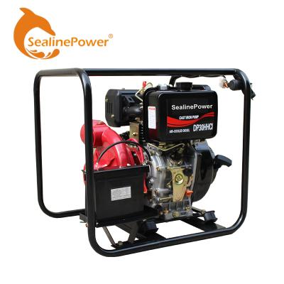 China Hot sale 7HP agricultural water pump for irrigation and agriculture 3*3 inches cast iron diesel water pump for sale