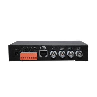 China 4port HD AHD TVI CVI 1080P 5MP UTP Video Balance Transformer Active Receiver 1201R for sale